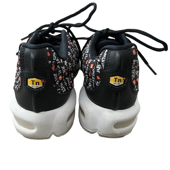 Nike Air Max Plus TN Just Do It Black Sneakers Sz 7 Womens Shoes 862201-007 - Picture 4 of 8